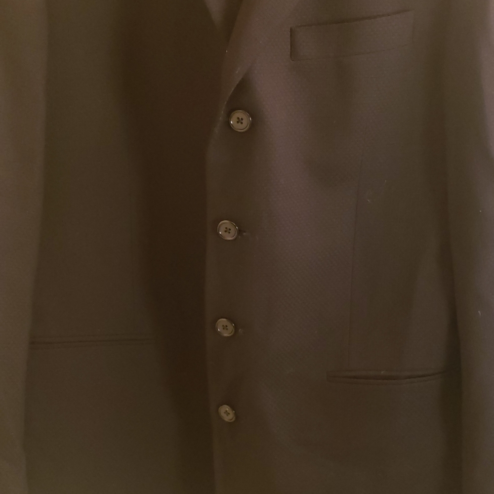 Givenchy Black Blazer 41R Wolsted Wool - Picture 3 of 7